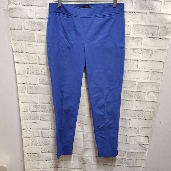 Talbots Blue Ankle-Length Cropped Pants with Modern Fit - Picture 1 of 3